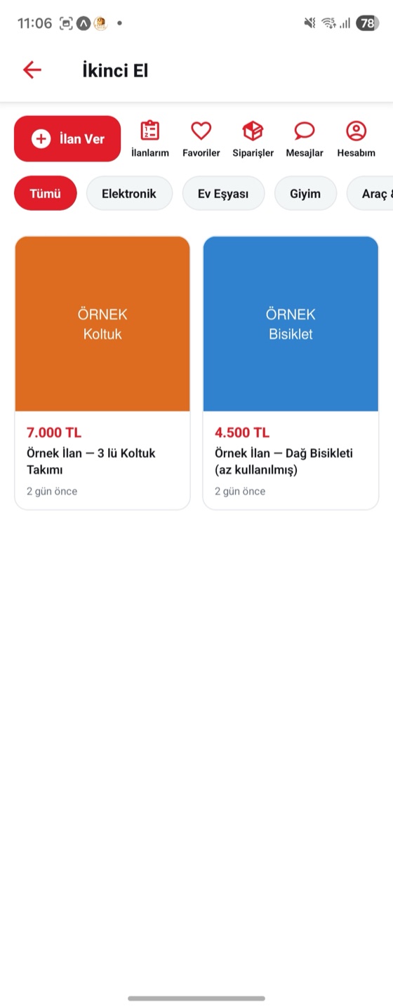 İkinci el pazarı